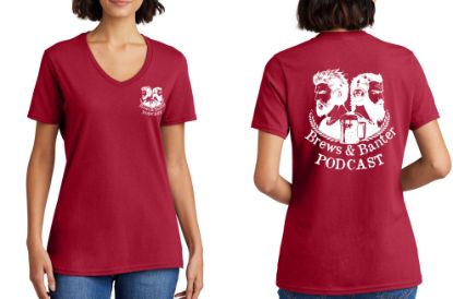 Picture of Brews & Banter Women's V-Neck Tee