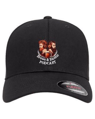 Picture of Brews & Banter Flexfit Fitted Hat (Printed)